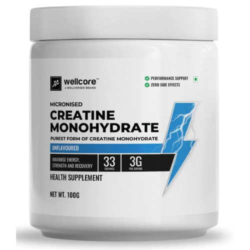 Wellcore Creatine Monohydrate (Unflavoured) 100gm